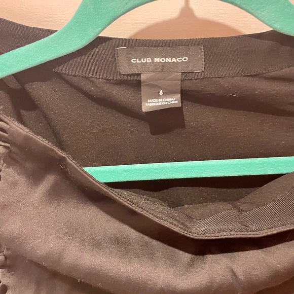 Club Monaco Black midi length skirt - size 6 - Picture 2 of 2